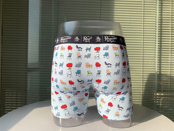 Breathable Boxer Briefs Shorts Sexy Custom Print Mens Boxer Briefs factory