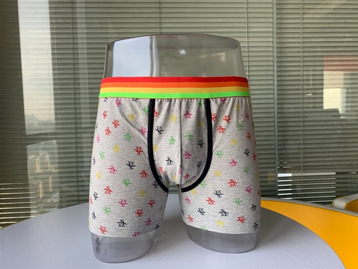 Breathable Boxer Briefs Shorts Sexy Custom Print Mens Boxer Briefs price