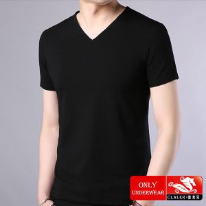 Męskie podkoszulki z dzianiny V Neck