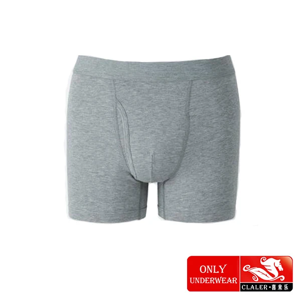 Solid Grey Bokserki męskie